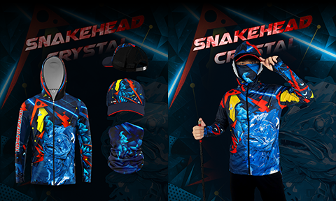 HÌNH POSTER ÁO CÂU CÁ SNAKEHEAD CRYSTAL