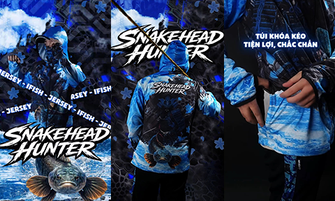 CLIP ANIMATION ÁO CÂU CÁ SNAKEHEAD HUNTER