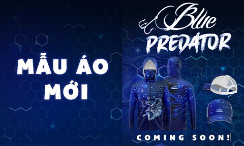 COMING SOON ÁO KHOÁC CÂU CÁ IFISH – BLUE PREDATOR