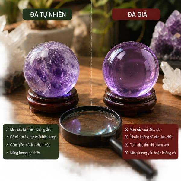 Cách phân biệt đá phong thủy thật giả chuẩn