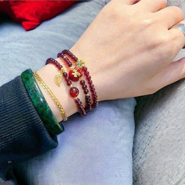 Vòng tay Garnet hợp mệnh Hoả