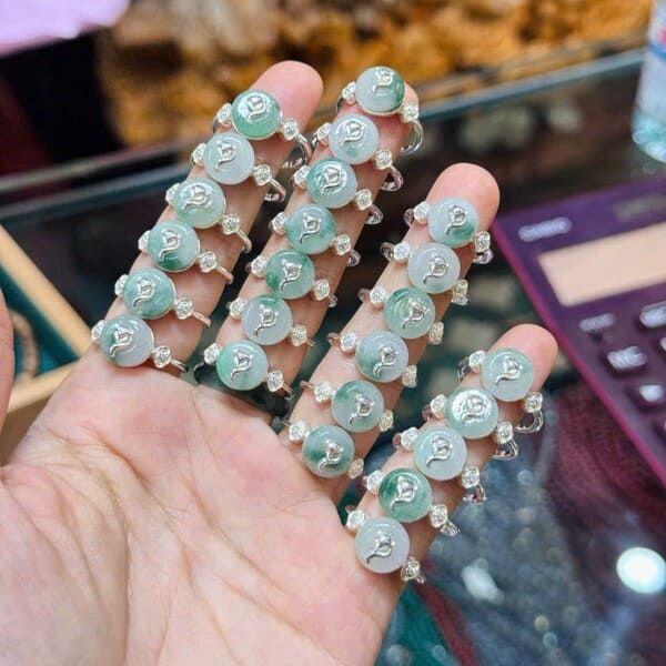 Nhẫn Lộc Phúc Tình Ngọc Hoa Bay