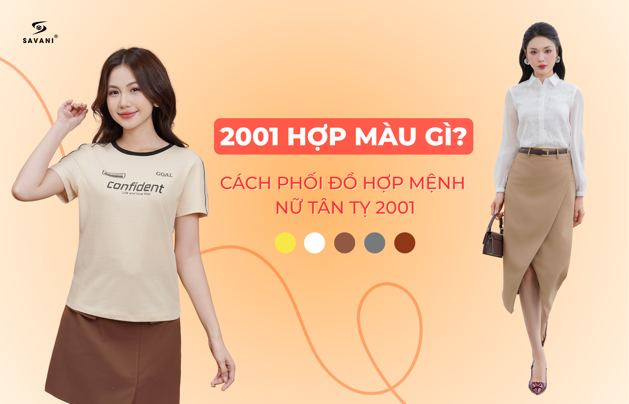 NỮ 2001 HỢP MÀU GÌ? GỢI Ý CÁCH PHỐI ĐỒ THU HÚT VẬN MAY