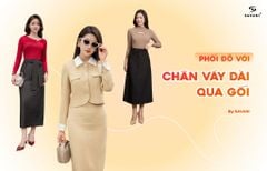 CÁCH PHỐI ĐỒ VỚI CHÂN VÁY DÀI QUA GỐI SIÊU XINH TRONG MÙA ĐÔNG