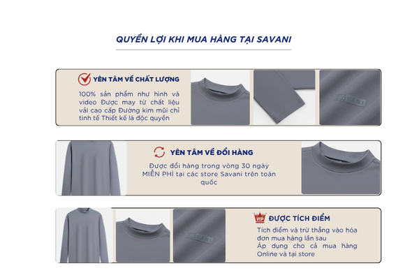 Áo giữ nhiệt cổ cao nam logo ngực