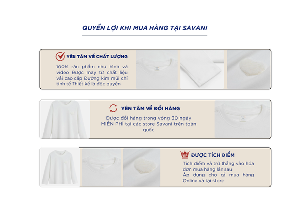 Áo giữ nhiệt cổ tròn bé gái trang trí trước ngực