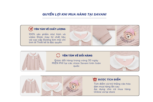 Áo nỉ bé gái hình in trước ngực