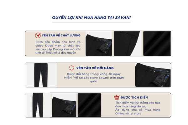 Quần âu cạp thường nam cạp thường