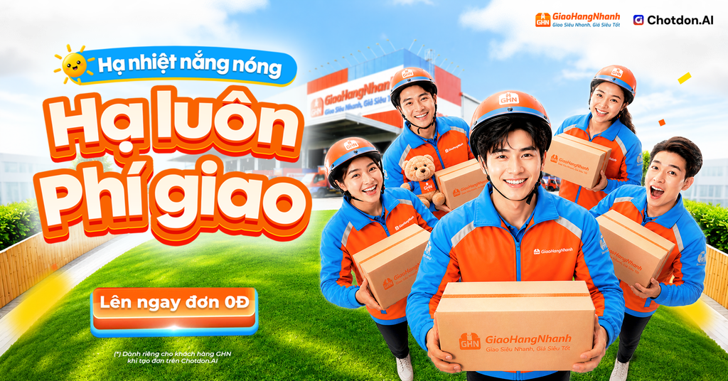 Ưu đãi tháng 5: Hạ nhiệt nắng nóng - Miễn phí 100%