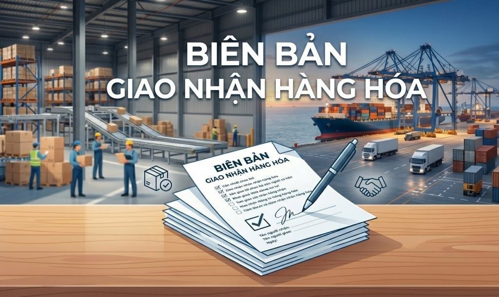 Mẫu biên bản giao nhận hàng hóa đơn giản & quy định mới nhất