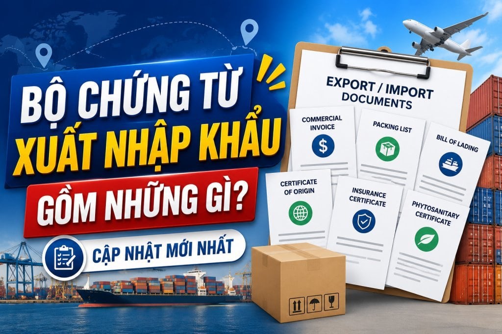 Bộ chứng từ xuất nhập khẩu gồm những gì? Cập nhật mới nhất