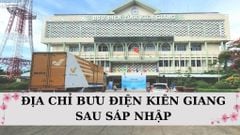 Danh sách bưu điện Kiên Giang mới nhất sau sáp nhập