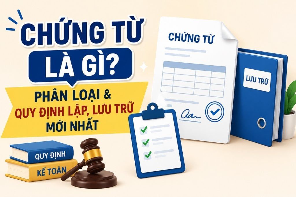 Chứng từ là gì? Phân loại & quy định lập, lưu trữ mới nhất