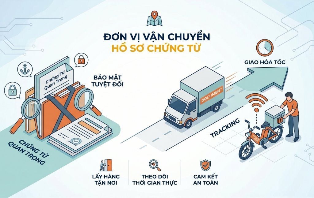 6 đơn vị vận chuyển hồ sơ chứng từ uy tín, an toàn, giá tốt