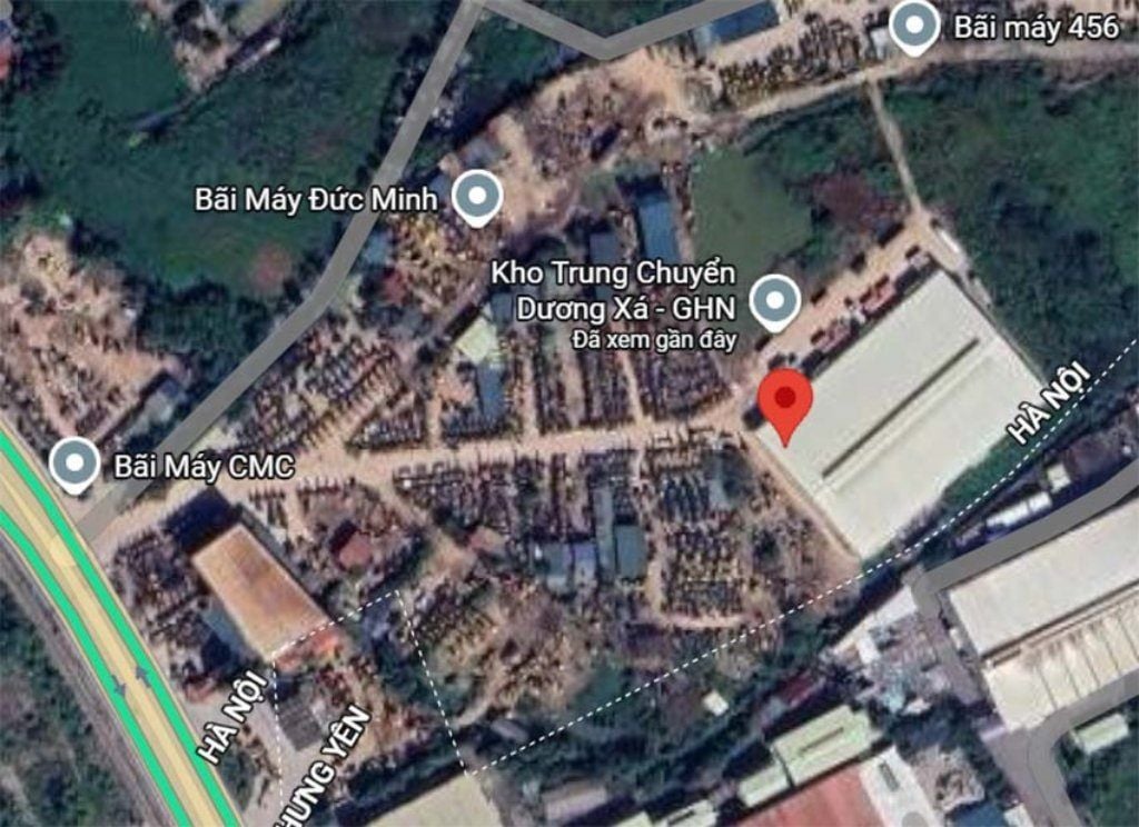 Kho trung chuyển Dương Xá ở đâu? Đến lấy hàng được không?