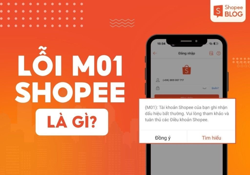 Lỗi M01 Shopee là gì? Nguyên nhân và cách khắc phục hiệu quả
