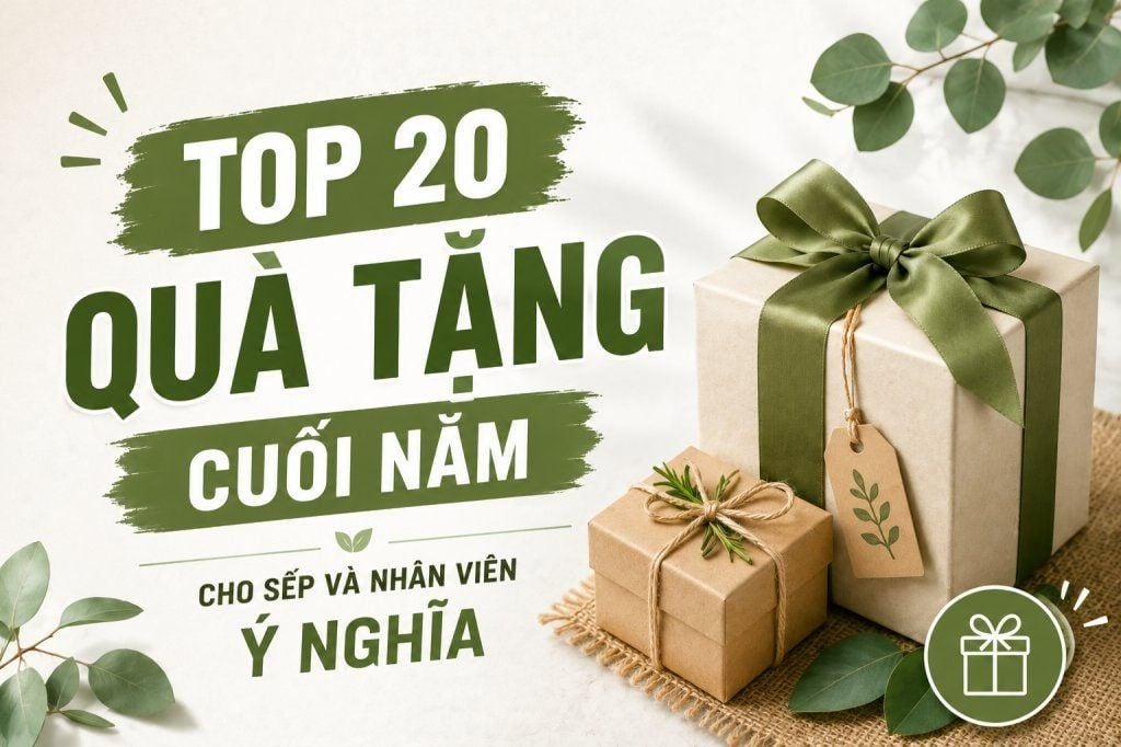 TOP 20 quà tặng cuối năm cho sếp và nhân viên ý nghĩa