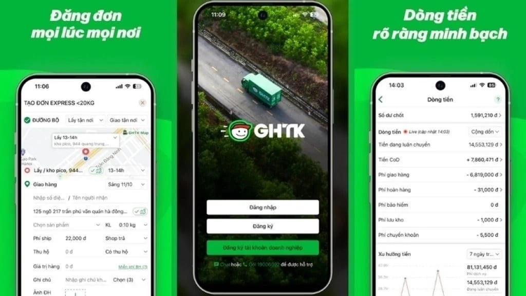 Ứng dụng giao hàng trực tuyến Giao Hàng Tiết Kiệm