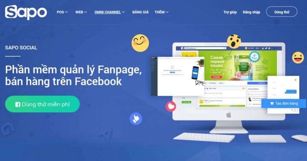 Phần mềm Sapo quản lý Fanpage