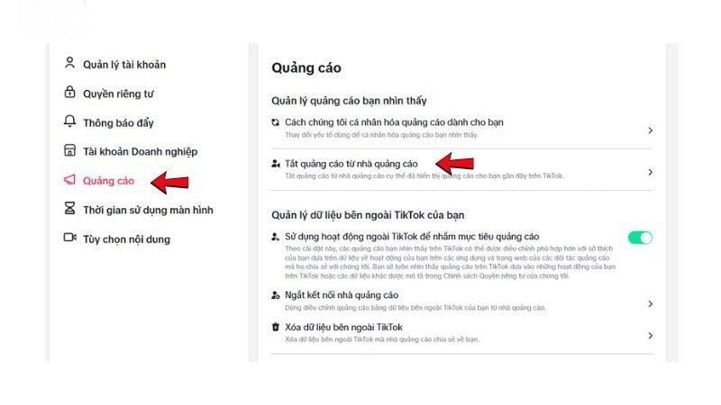 Hướng dẫn cách tắt TikTok Personalized Ads