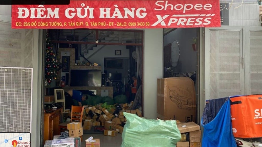 Điểm drop-off hàng hóa Tân Phú