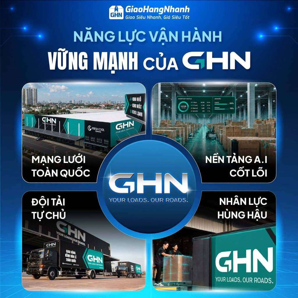 Năng lực GHN vững mạnh giúp giao nhanh mọi đơn hàng