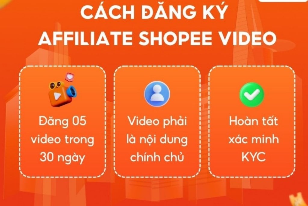 Các tiêu chí bắt buộc để mở tính năng gắn giỏ hàng Shopee Video