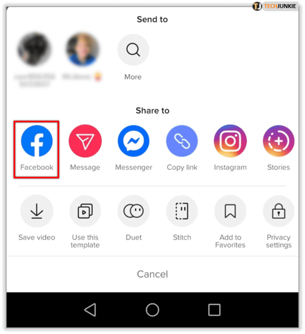 Cách gửi link sản phẩm TikTok Shop trực tiếp đến các ứng dụng chat