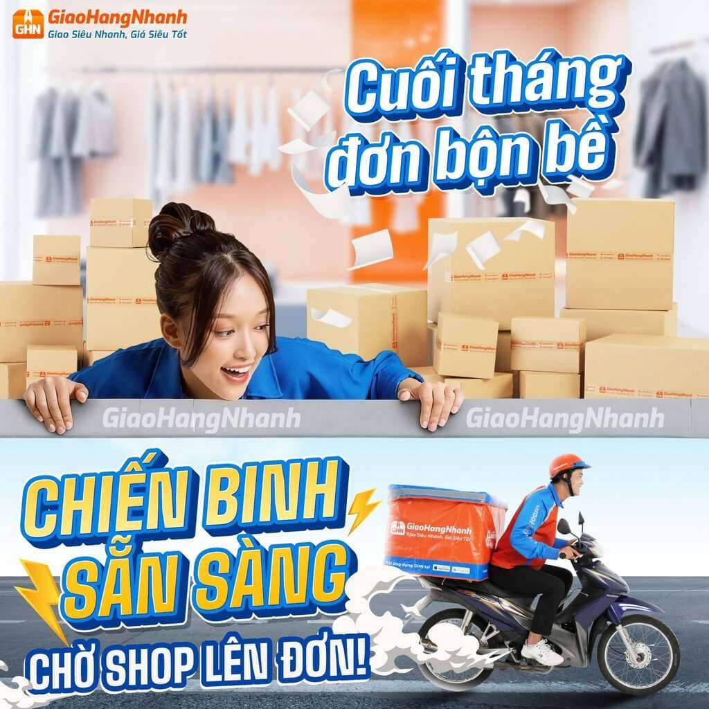 Giao hàng siêu tốc, đúng hẹn và an toàn cùng Giao Hàng Nhanh