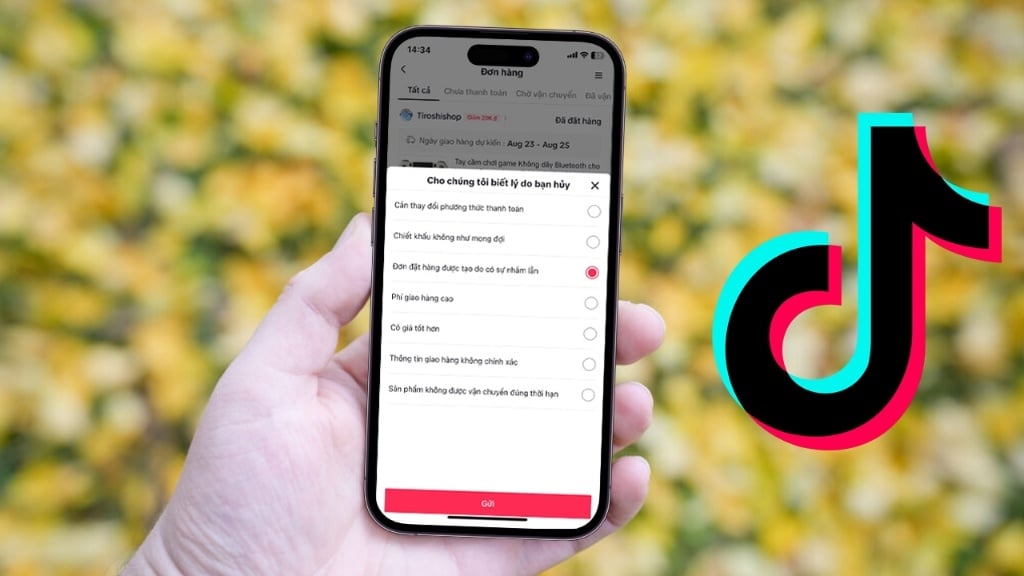 Cách săn sale TikTok là hạn chế hủy đơn sau khi đặt