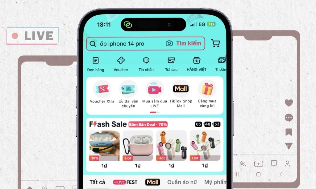Cách săn sale TikTok bắt đầu từ bước truy cập TikTok Shop