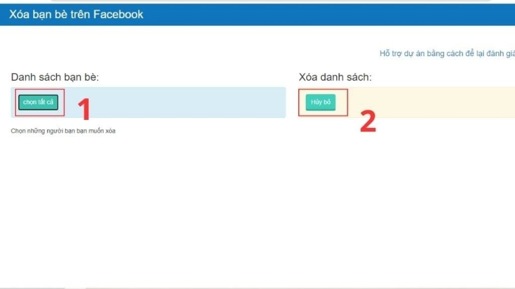 Cách xóa bạn bè hàng loạt trên Facebook bằng máy tính