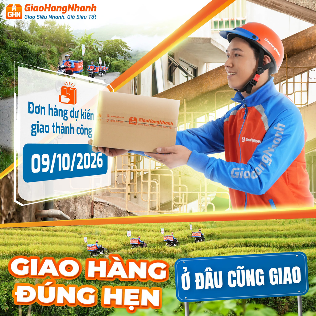Giao Hàng Nhanh giao hàng TikTok siêu tốc, không lo trễ đơn