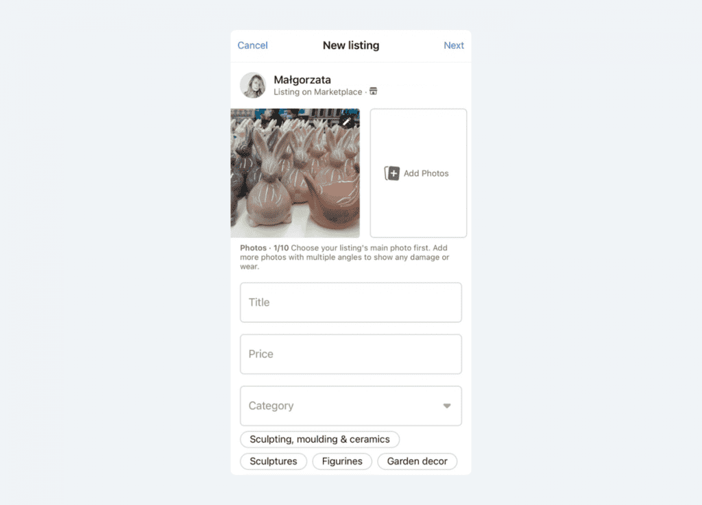 Hướng dẫn cách đăng bài trên Facebook Marketplace bằng điện thoại