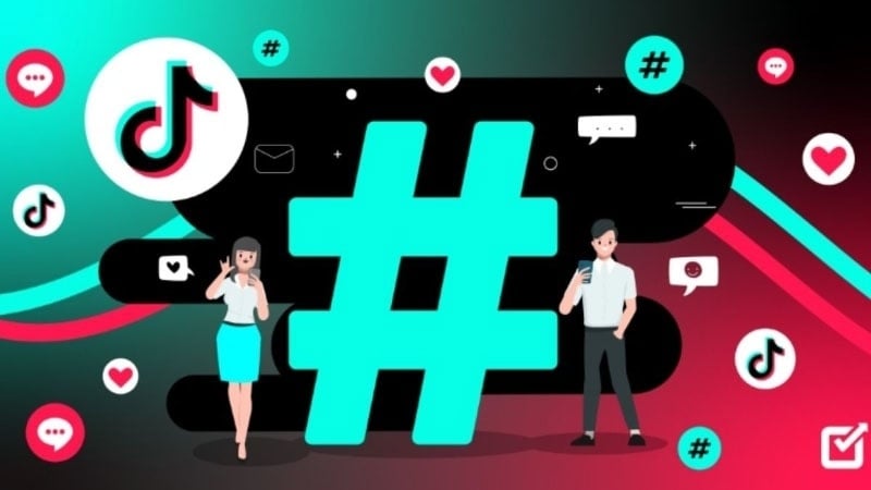 Gắn hashtag phù hợp để tăng khả năng đề xuất video TikTok