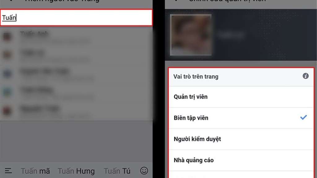 Thêm người quản lý trang Facebook
