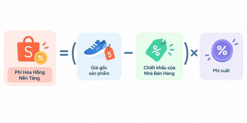 Công thức tính tiền hoa hồng TikTok Shop