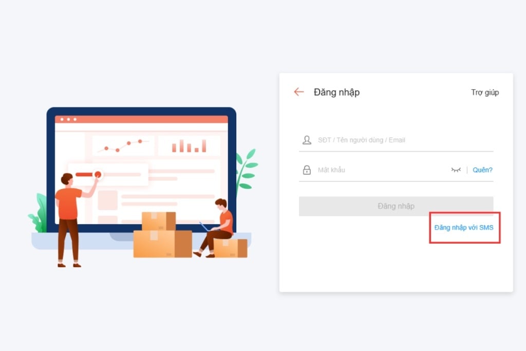 Cách sử dụng kênh quản lý Shopee bằng SMS