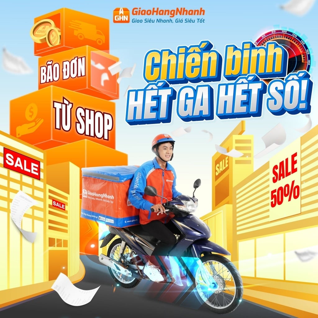 GHN cung cấp dịch vụ giao hàng siêu nhanh cho shop TikTok