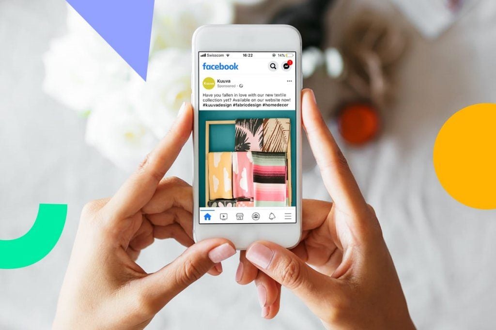 Quảng cáo một hình ảnh vuông tỷ lệ 1 1 trên Facebook