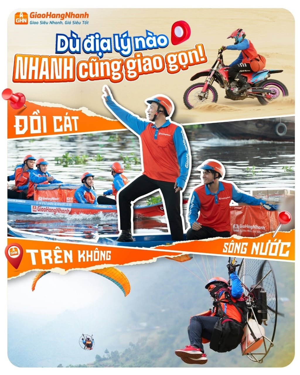 Giao hàng nhanh, an toàn đến mọi ngóc ngách cùng GHN