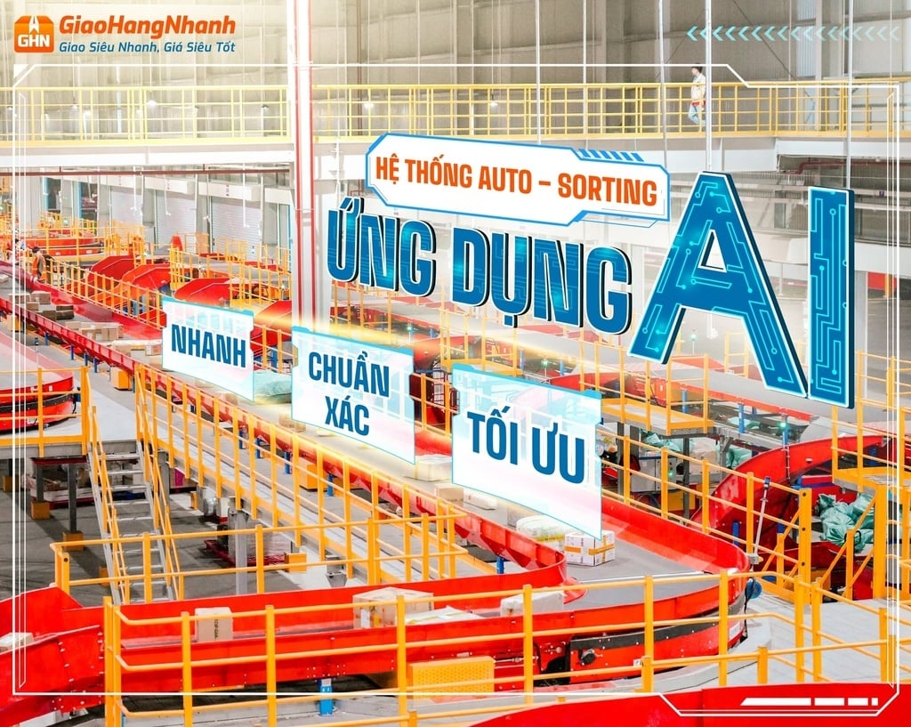 Trung tâm Logistics GHN ứng dụng AI phân loại hàng hóa