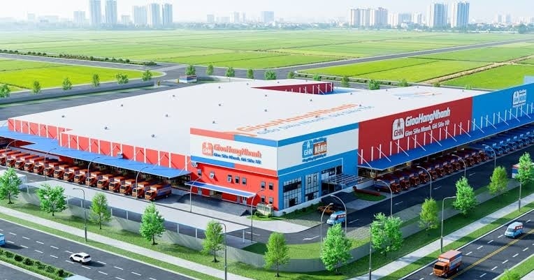 Logistics Hub Giao Hàng Nhanh là một trung tâm Logistics E-commerce