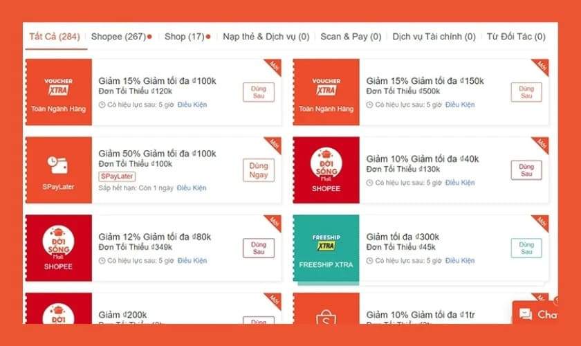 Tránh lạm dụng mã giảm giá khi đặt hàng Shopee