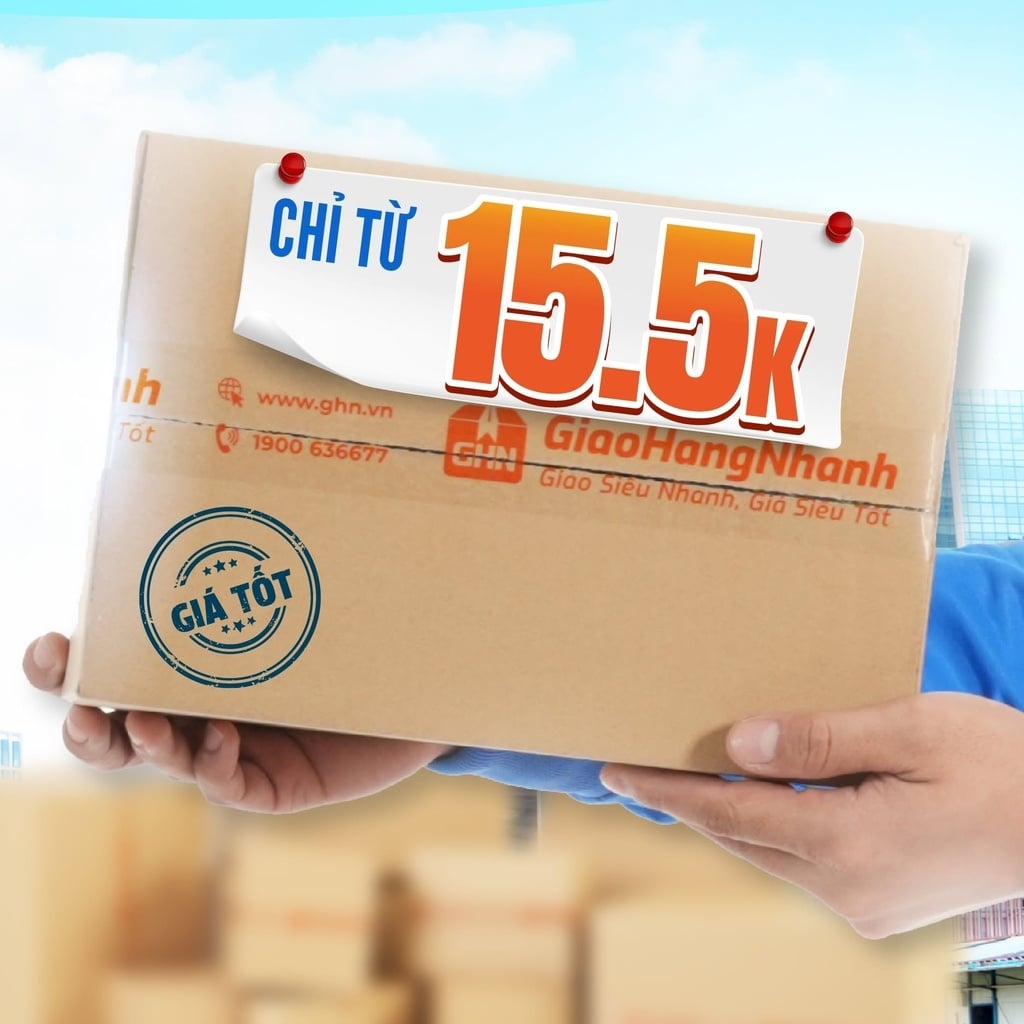 Bảng cước phí Giao Hàng Nhanh từ 15.500 đồng mỗi đơn