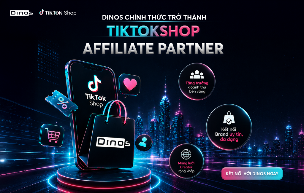 Dinos MCN là một trong các MCN TikTok uy tín tại Việt Nam