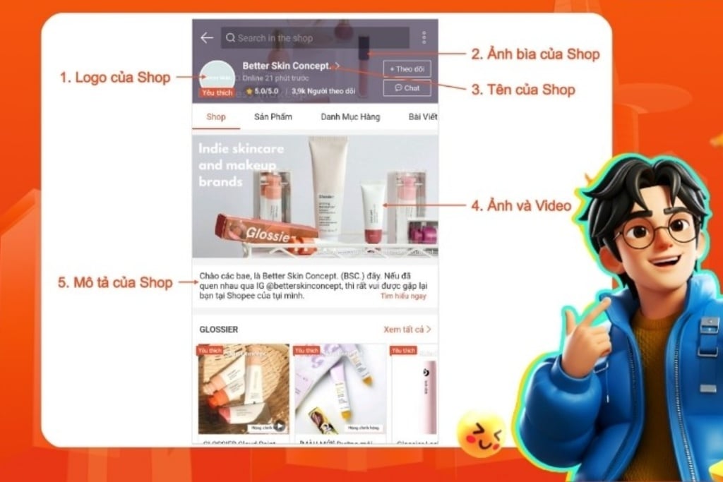Các yếu tố cần thiết lập khi mở gian hàng trên Shopee