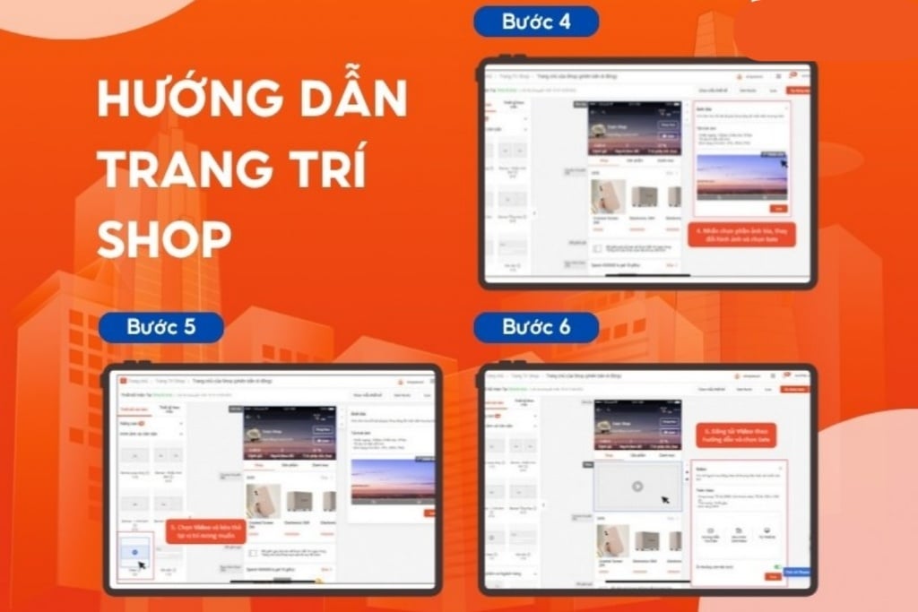 Đăng tải ảnh và video để mở gian hàng trên Shopee