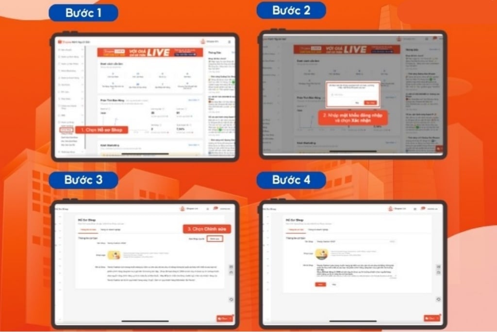 Cách thiết lập shop bán hàng trên Shopee bằng máy tính
