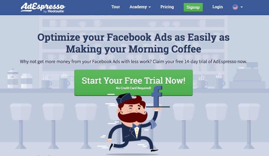 Phần mềm chạy quảng cáo Facebook AdEspresso